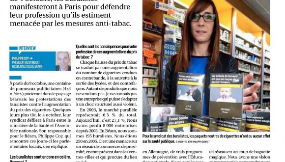 Article dans la République des Pyrénées